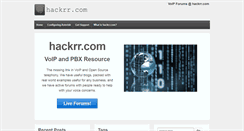 Desktop Screenshot of hackrr.com