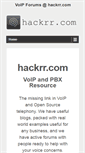 Mobile Screenshot of hackrr.com