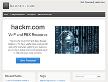 Tablet Screenshot of hackrr.com